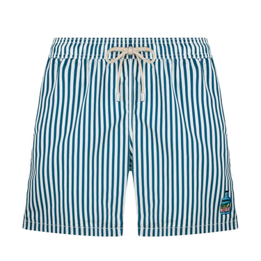 STRIPED SWIM SHORTS